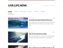 Tablet Screenshot of livelifenowww.com